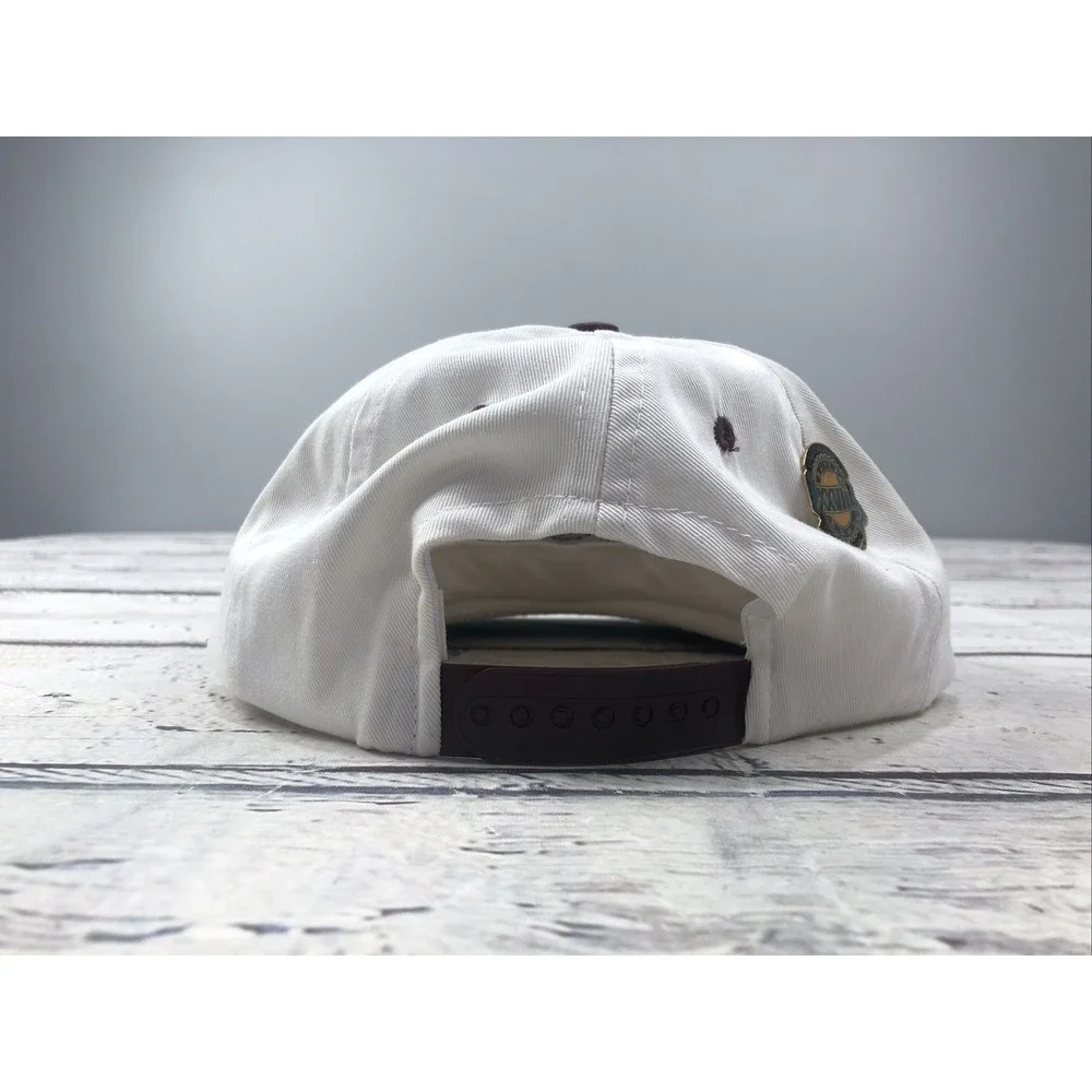 Vintage 1994 The Game Super Bowl XXVIII Snapback Hat Georgia Dome Atlanta White